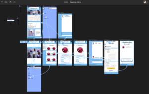 Saphhires gems Phone responsive prototype